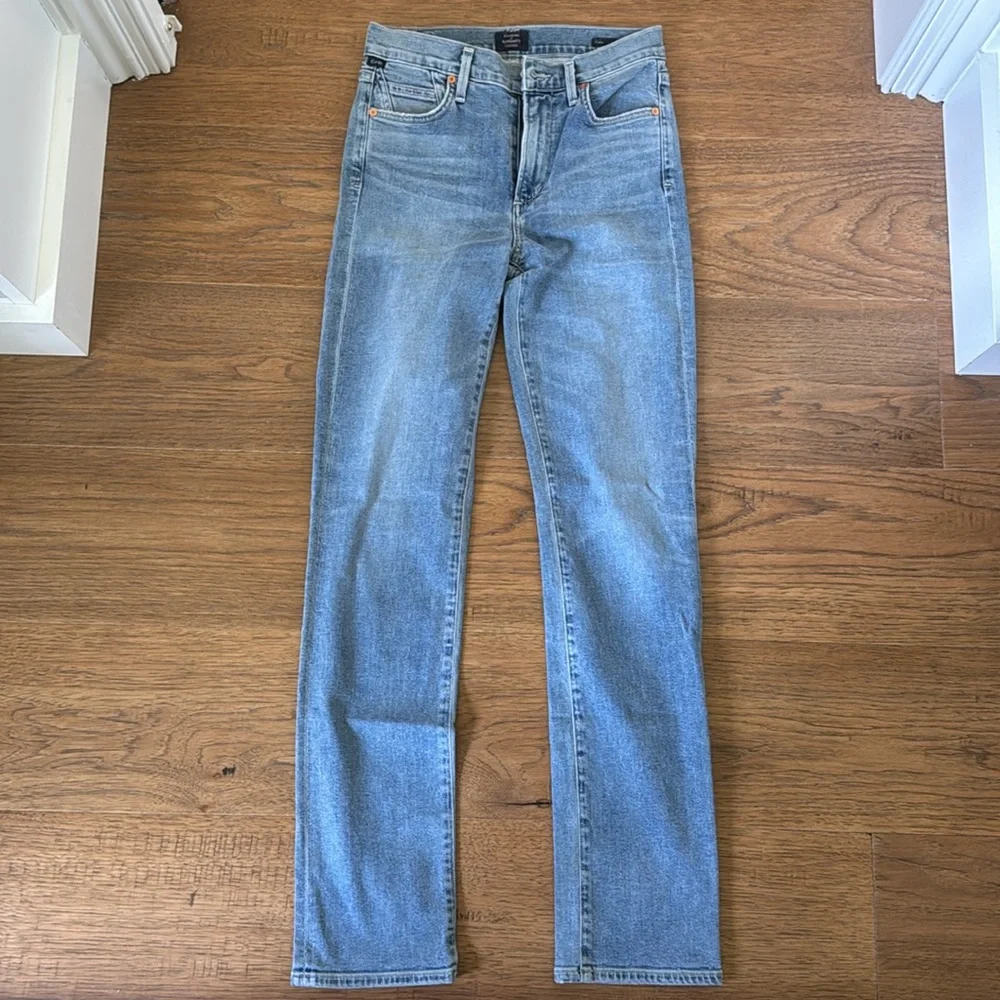NWOT CITIZENS OF HUMANITY CARA HIGH RISE CIGARETTE JEANS 26 - Picture 2 of 5